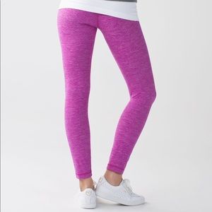 EUC Lululemon pink workout leggings